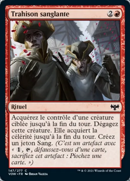 Trahison sanglante, carte Magic VOW 147 — extension Innistrad : noce écarlate