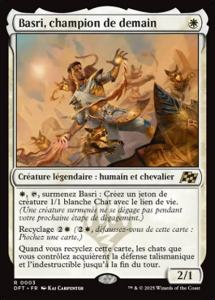 Basri, champion de demain, carte Magic DFT 3 — extension Aetherdrift