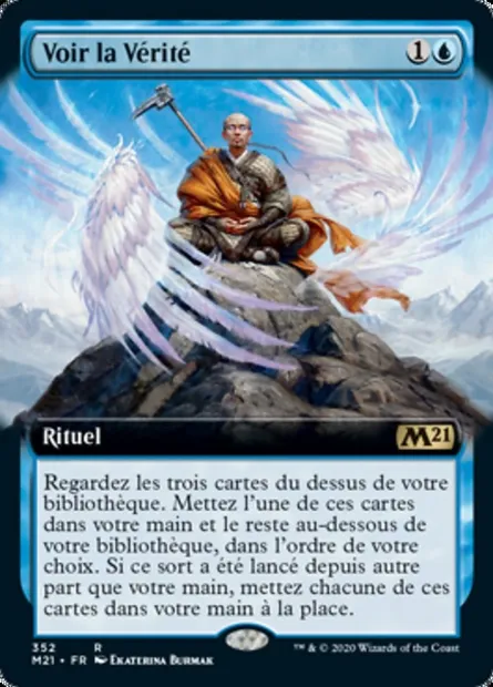 Voir la Vérité, carte Magic M21 352 — extension Core Set 2021