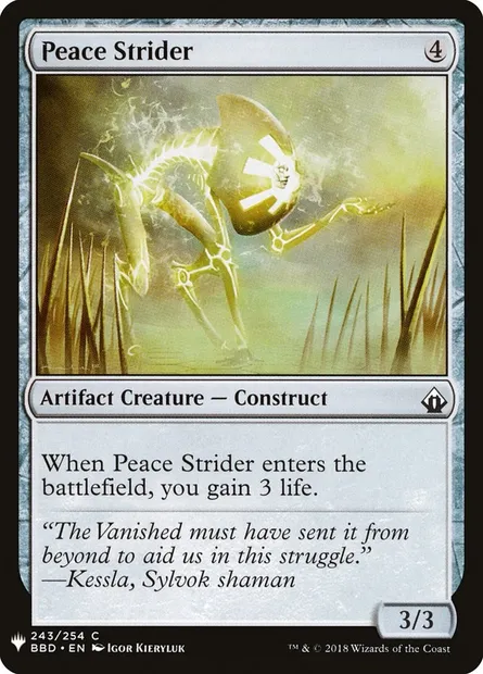 Peace Strider, Magic card PLST BBD-243 — The List set