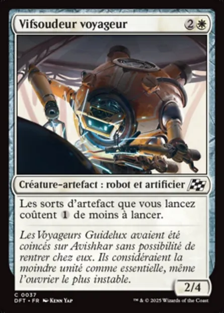 Vifsoudeur voyageur, carte Magic DFT 37 — extension Aetherdrift