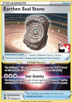 Pierre Scellée Terrestre, carte Pokémon PPS 154-2 — extension Play! Pokémon Prize Pack Series