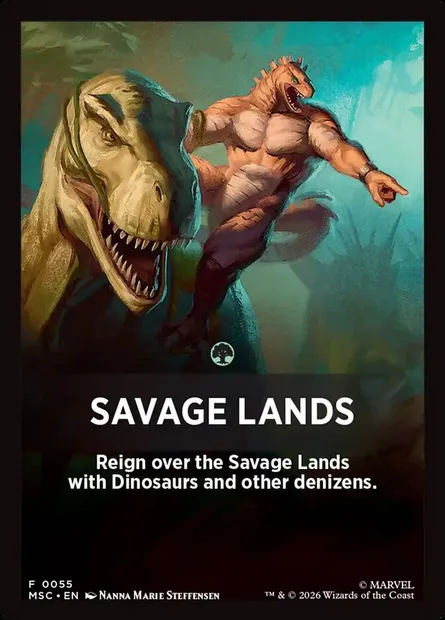 Savage Lands, Magic card FMSC 55 — Marvel Super Heroes Jumpstart Front Cards set
