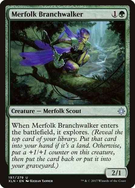 Merfolk Branchwalker, Magic card XLN 197 — Ixalan set