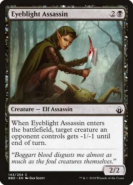 Eyeblight Assassin, Magic card BBD 143 — Battlebond set
