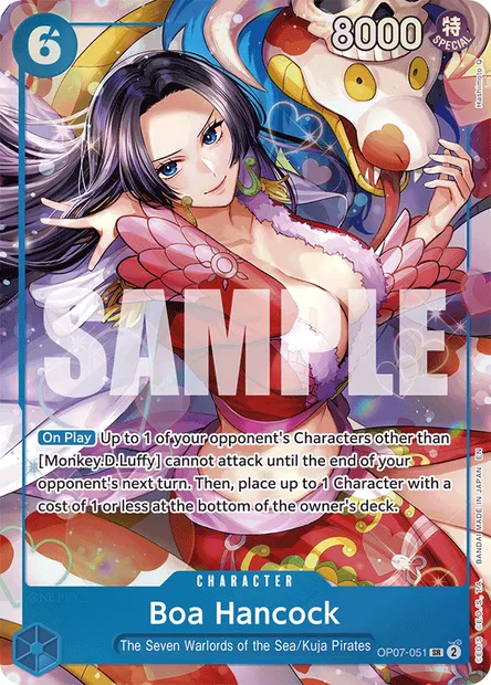Boa Hancock, carte One Piece OP07-051 — extension 500 YEARS IN THE FUTURE