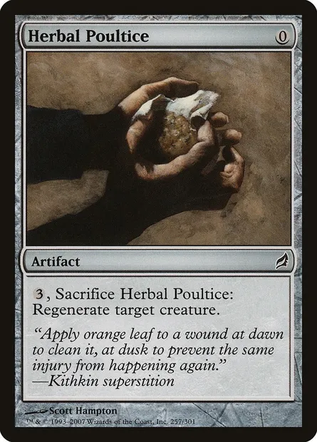 Herbal Poultice, Magic card LRW 257 — Lorwyn set