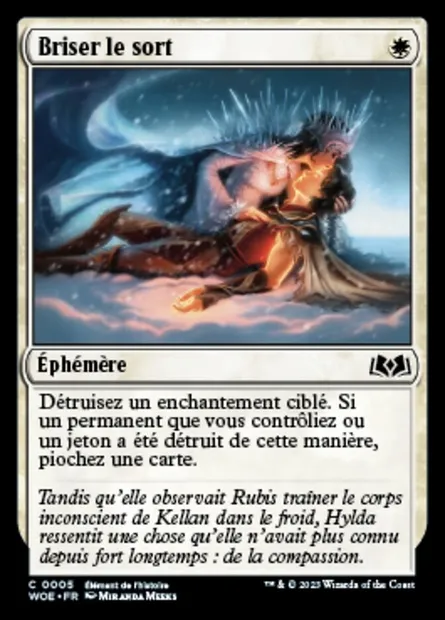 Briser le sort, carte Magic WOE 5 — extension Wilds of Eldraine
