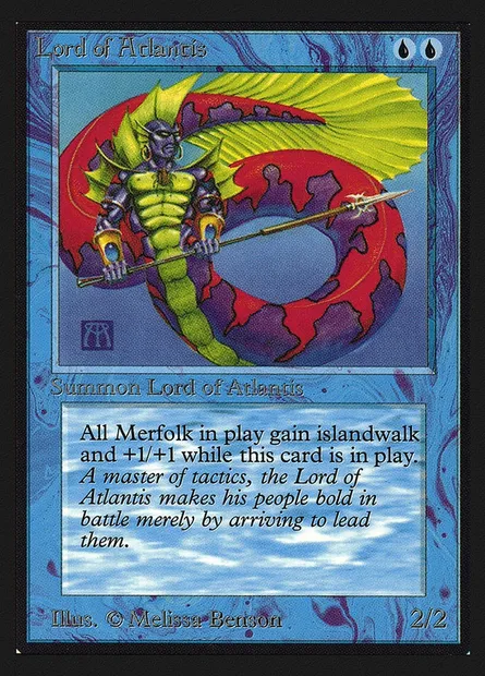 Seigneur de l'Atlantide, carte Magic CED 63 — extension Collectors' Edition