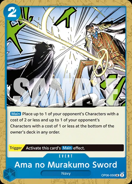 Épée céleste, carte One Piece OP06-056 — extension ONE PIECE CARD THE BEST