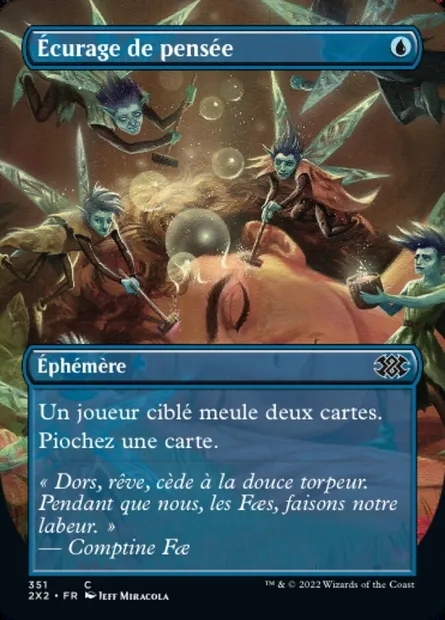 Écurage de pensée, carte Magic 2X2 351 — extension Double Masters 2022