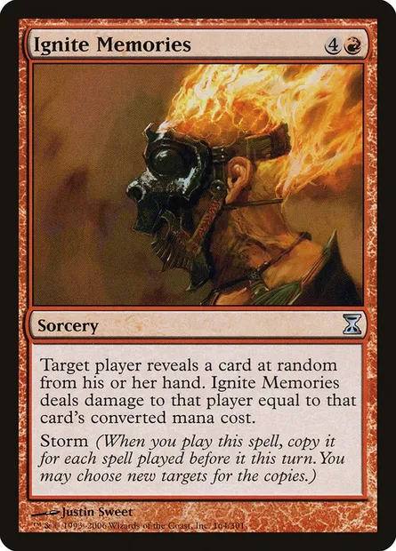 Ignite Memories, Magic card TSP 164 — Time Spiral set