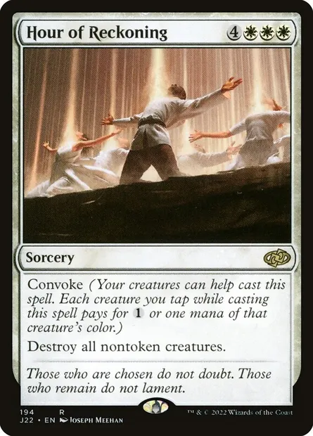 Hour of Reckoning, Magic card J22 194 — Jumpstart 2022 set