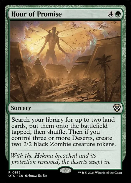 Hour of Promise, Magic card OTC 195 — Outlaws of Thunder Junction Commander set