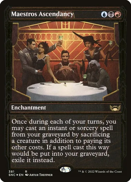 Maestros Ascendancy, Magic card SNC 381 — Streets of New Capenna set