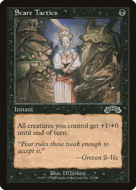 Scare Tactics, Magic card EXO 73 — Exodus set