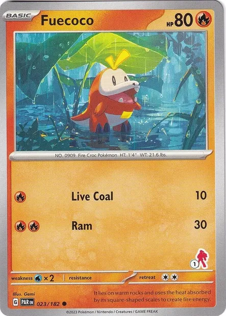 Chochodile, carte Pokémon BA24 023-1 — extension Battle Academy 2024