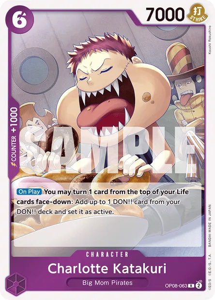 Charlotte Katakuri, carte One Piece OP08-063 — extension TWO LEGENDS