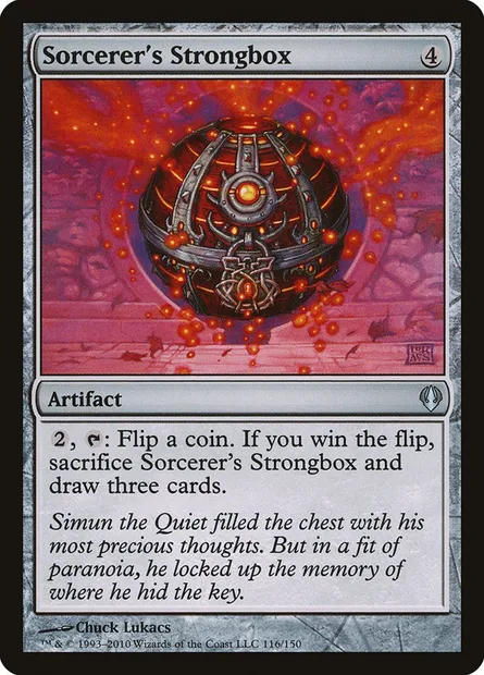Sorcerer's Strongbox, Magic card ARC 116 — Archenemy set