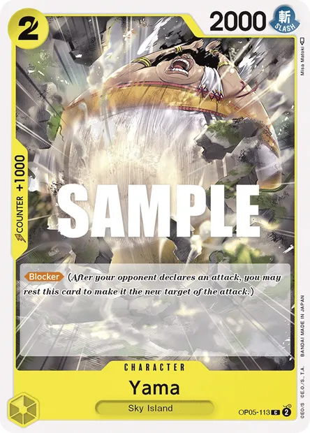 Yama, carte One Piece OP05-113 — extension AWAKENING OF THE NEW ERA