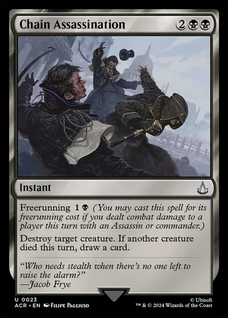 Chain Assassination, Magic card ACR 23 — Assassin's Creed set