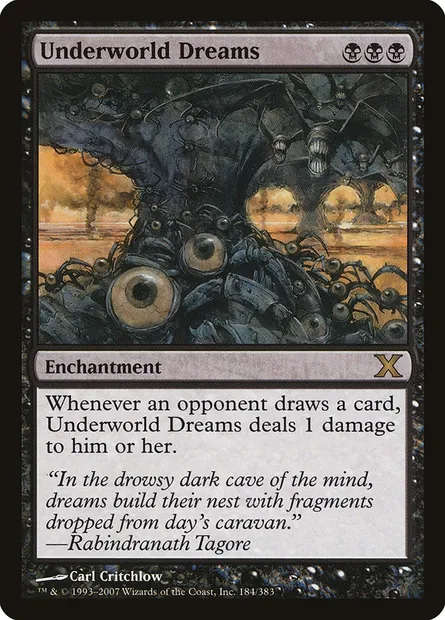 Underworld Dreams, Magic card 10E 184 — Tenth Edition set