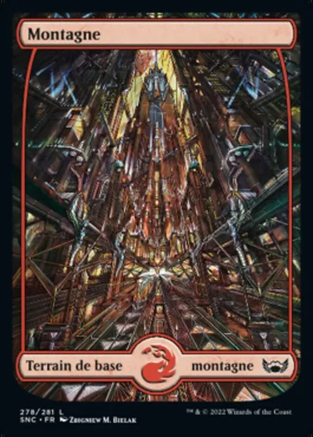 Montagne, carte Magic SNC 278 — extension Les rues de la Nouvelle-Capenna