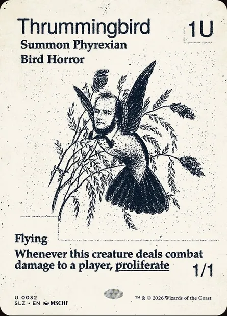 Thrummingbird, Magic card SLZ 32 — The Zeta Set set