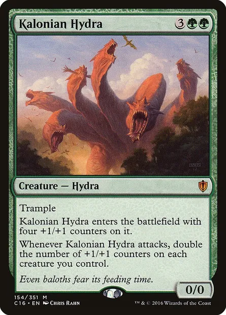 Kalonian Hydra, Magic card C16 154 — Commander 2016 set