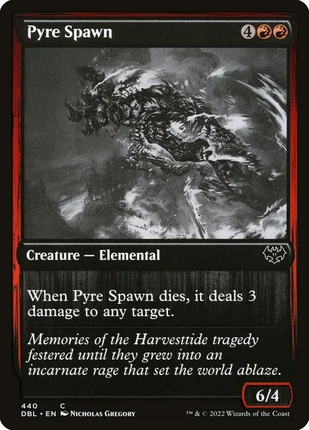 Pyre Spawn, Magic card DBL 440 — Innistrad: Double Feature set