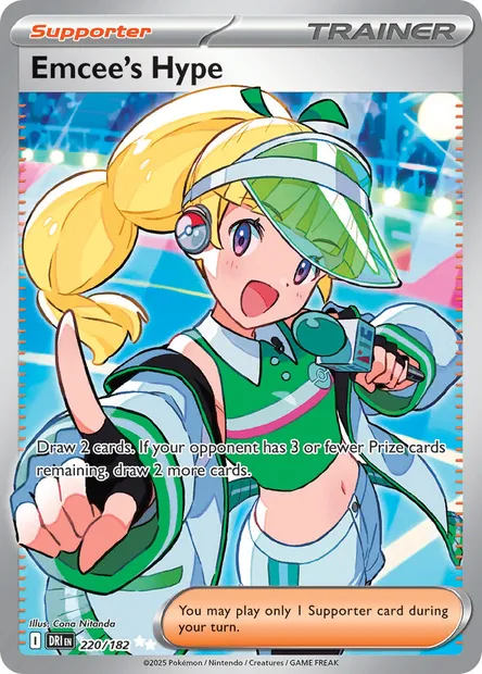 Emcee's Hype, Pokémon card DRI 220 — Destined Rivals set