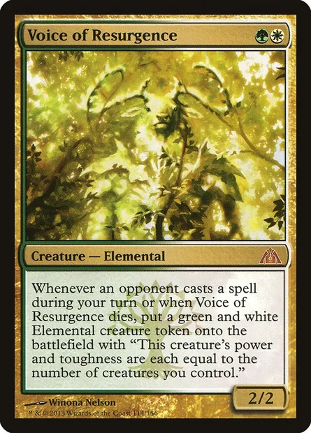 Voice of Resurgence, Magic card DGM 114 — Dragon's Maze set