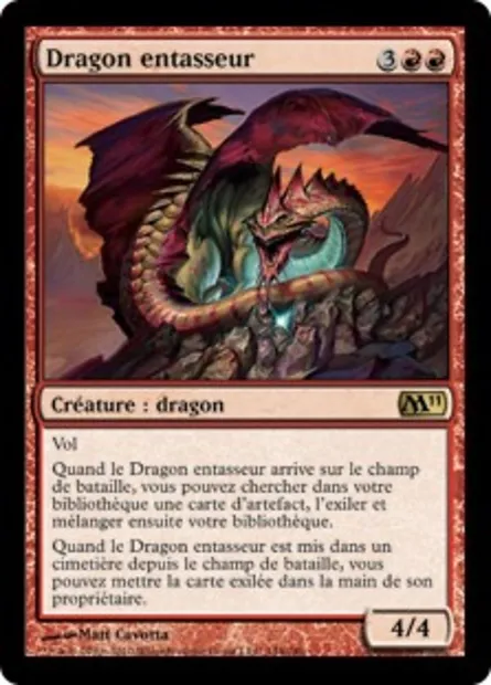 Dragon entasseur, carte Magic M11 144 — extension Magic 2011