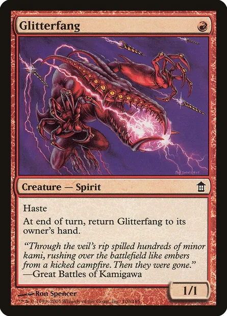 Glitterfang, Magic card SOK 100 — Saviors of Kamigawa set
