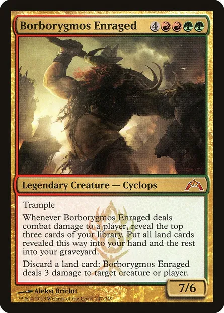 Borborygmos Enraged, Magic card GTC 147 — Gatecrash set