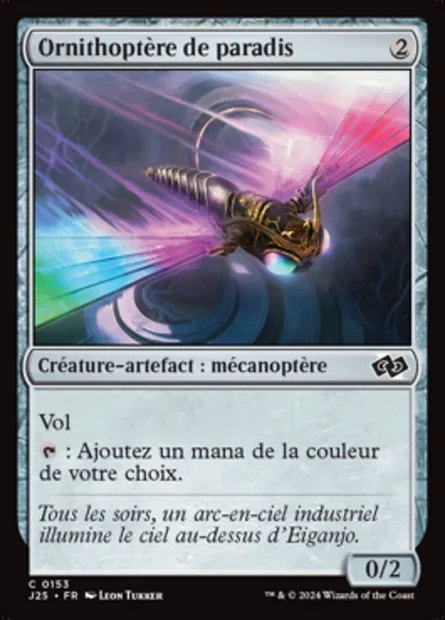 Ornithoptère de paradis, carte Magic J25 153 — extension Foundations Jumpstart