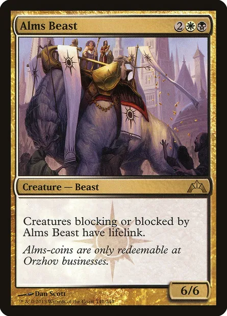 Alms Beast, Magic card GTC 141 — Gatecrash set
