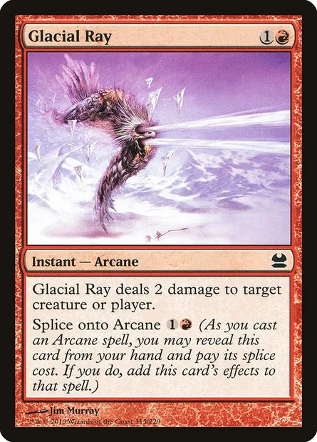 Glacial Ray, Magic card MMA 115 — Modern Masters set