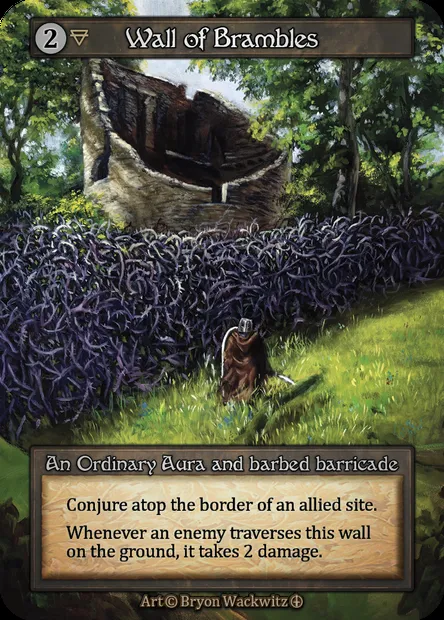 Wall of Brambles, Sorcery card ATH 160 — Arthurian Legends set