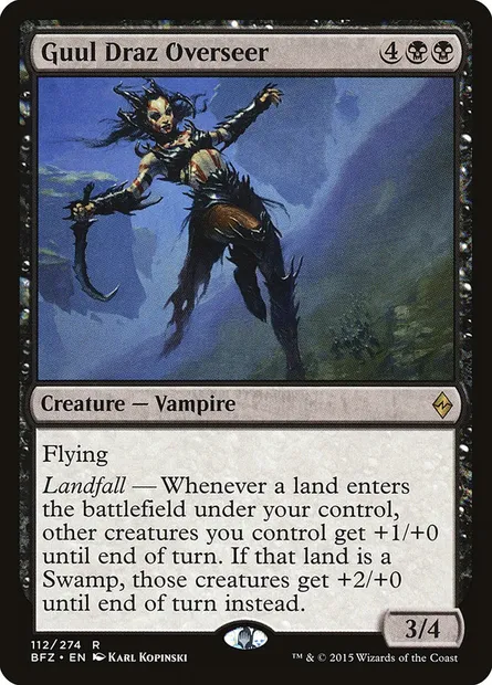 Guul Draz Overseer, Magic card BFZ 112 — Battle for Zendikar set