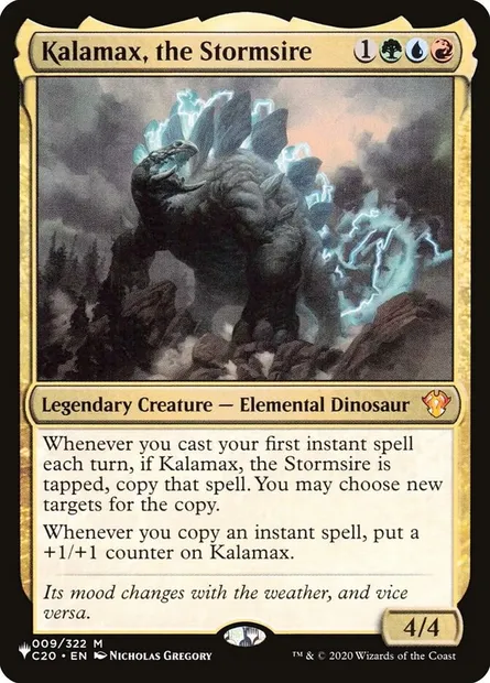 Kalamax, the Stormsire, Magic card PLST C20-9 — The List set