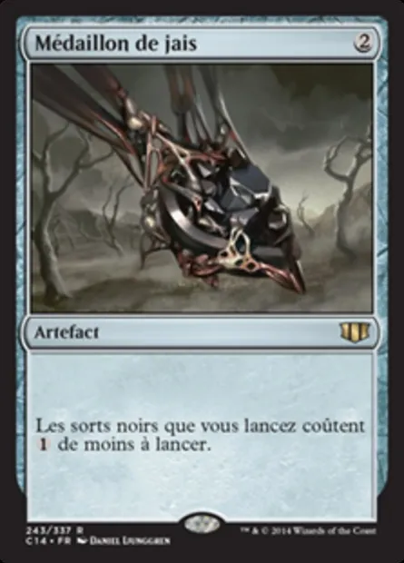 Médaillon de jais, carte Magic C14 243 — extension Commander 2014