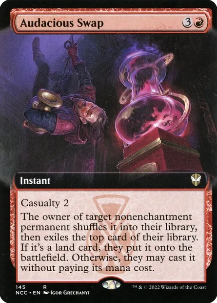 Audacious Swap, Magic card NCC 145 — New Capenna Commander set