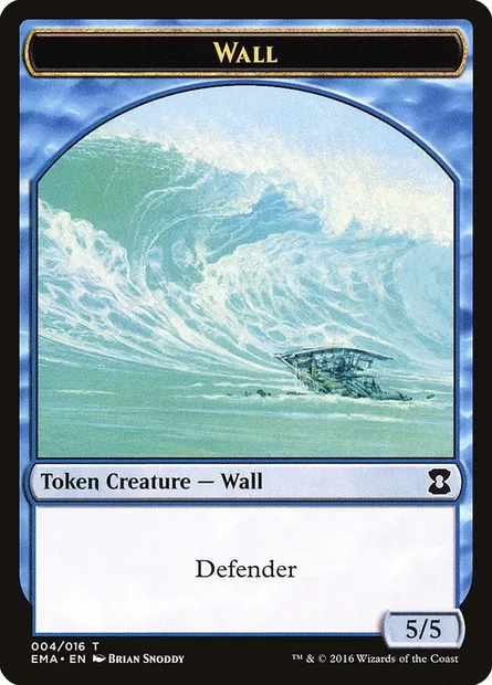 Wall, carte Magic TEMA 4 — extension Eternal Masters Tokens