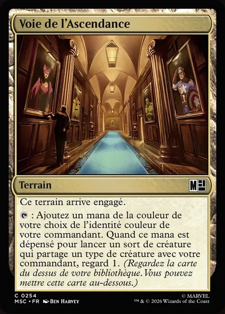 Voie de l'Ascendance, carte Magic MSC 254 — extension Marvel Super Heroes Commander