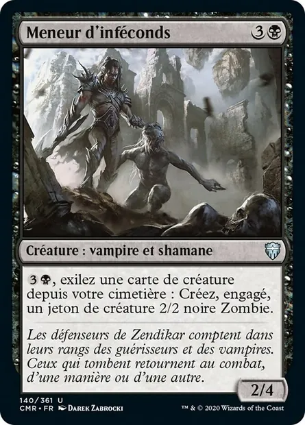 Meneur d'inféconds, carte Magic CMR 140 — extension Commander Legends
