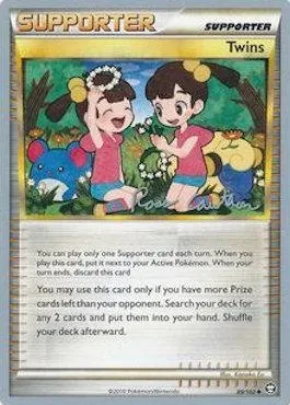 Jumelles, carte Pokémon WCD11 089-2 — extension World Championship Decks 2011