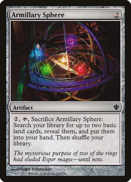 Armillary Sphere, Magic card C13 235 — Commander 2013 set