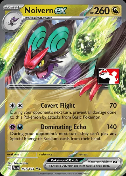 Bruyverne-ex, carte Pokémon PPS 153-2 — extension Play! Pokémon Prize Pack Series
