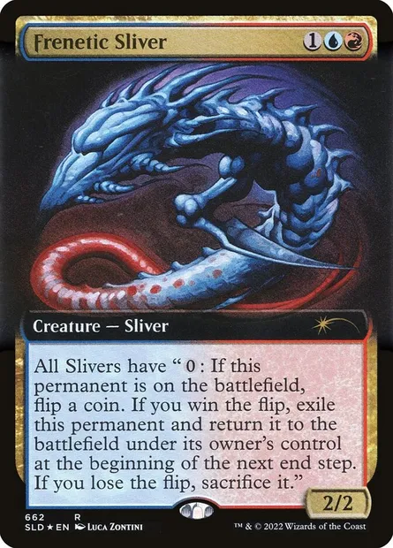 Frenetic Sliver, Magic card SLD 662 — Secret Lair Drop set
